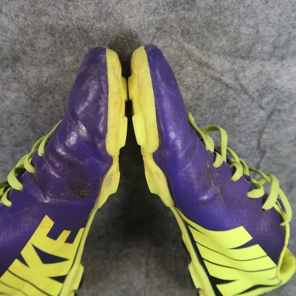 Nike Shoes Kids 5 Cleats Soccer Mercurial FG Sports Athletic Purple Volt Youth